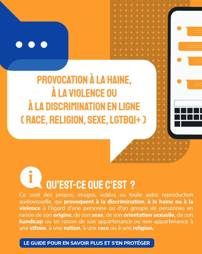 guide sur la haine et violence en ligne