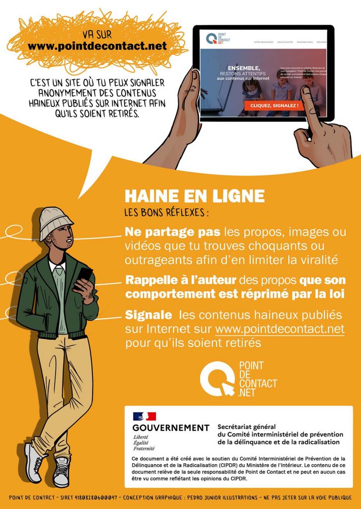 bande dessinee sur la haine en ligne